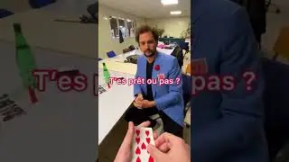 Magic trick for Eric Antoine!!!🤯😁