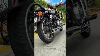 🤫NO NOISE = BEAUTIFUL VOICE &hearts;️ SHORTSHIFT REBORN #classicreborn #royalenfield  #meteor350 #khalidaro