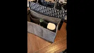 ZTUJO New Upgrade Design Purse Bag Organizer For Dior Book Tote Small / New Small / Large!