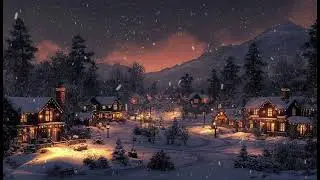 Snow Falling Tv Wallpaper | Snow village