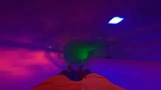 Double Tube Slide (Left) | Water Park &ldquo;Hains&rdquo; Freizeitzentrum Freital Germany | POV 4K