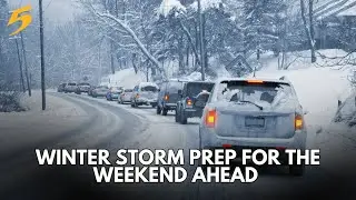 Winter storm prep tips for the weekend ahead