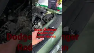 Dodge Challenger Radiator Fan Doesn't Work? #dodgechallenger #dodge #shorts #viral #radiatorfan #fan