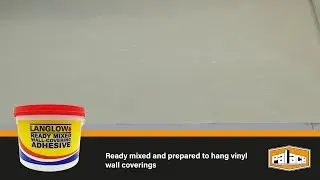 Fix all types of paper wall coverings with the easy to use Palace Ready Mixed Wall Covering Adhesive