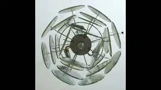 Vintage Murano Green Discs Chandelier