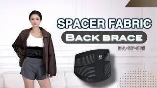 【New Material】Spacer Fabric Back Brace for Lower Back Pain Relief - 4 Stays & Dual Compression