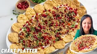 Самое вкусное блюдо чаат в мире! Пикантная, острая и хрустящая индийская закуска.