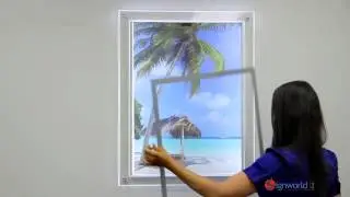 Eco-Friendly Window Crystal Light Box Canada