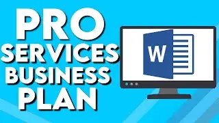 How To Create Professional Services Business Plan on Microsoft Word