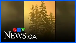 Vancouver Island wildfire explodes in size