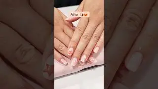 Vacation vibe nails - Starfish seashells + flawless BIAB🐚 #russianmanicure #biabnails #starfishnails