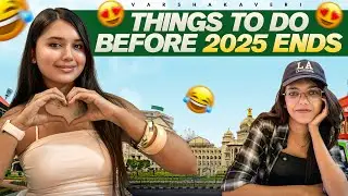 Things to do before 2025 ends | Make memories 🤍#varshakaveri  #2025 #youtube 