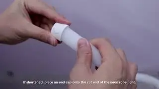 How to install Govee Neon Rope Light for Wall Lining H6641