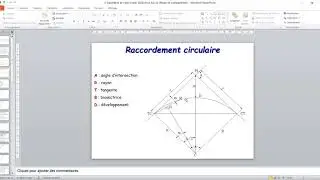 Raccordement circulaire simple
