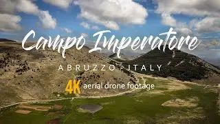 Campo Imperatore - Abruzzo Italy - 4k aerial drone footage