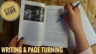 *ASMR* Studying, writing, page turning &ndash; Part 2 [No talking]