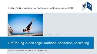 Einf&uuml;hrung in den Yoga: Tradition, Moderne, Forschung