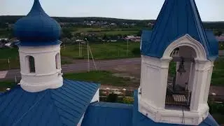 Церковь Покрова Пресвятой Богородицы. (Челябинская область. Большие Харлуши) #dji #mini2 #drone