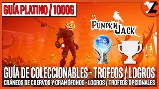 Pumpkin Jack: Guía de Coleccionables (Cráneos y Gramófonos) Todos los Logros / Trofeos 🏆 PLATINO 🏆