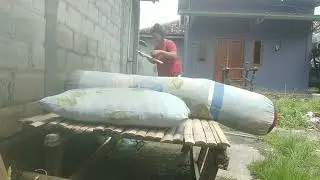Jemur bantal guling, seprei sarung bantal dan guling dan bersih2 rumah#part6