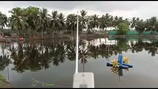 Remote Operating Auto Feeder using IN Aqua culture Vannamei Shrimp Pond..