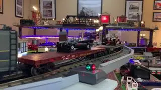 Sneak Peak Model Train vs. Real Automobile rolling stock!