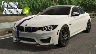 FS25 - 2016 BMW M4 GTS - CAR MOD for Farming Simulator 2025 ROLEPLAY | FS25 GAMEPLAY