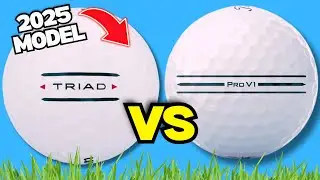 COMPARING Pro V1 vs NEW Wilson Triad Golf Ball! (2025 Version!)