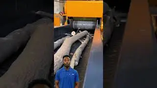 The tree branch shredder has powerful crushing capabilities #fcnfm #shorts #shredder #wood