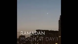 How Moon of first Ramadan looks like | Ramadan 2021 | Moon Sighting