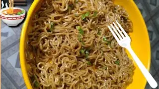 chilli garlic Maggie | spicy garlic Maggie by cook with kinsha #streetfood #spicynoodles ..