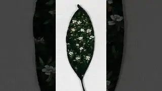 &ldquo;Within the Magnolia&rdquo; - Painted on a preserved magnolia leaf 🍂 #leafpainting #natureart #painting