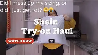 SHEIN Try-On Haul 2025 | What I Ordered vs. What I Got 👗😂
