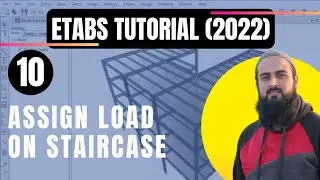 How to Apply Structural Load to Staircase in Etabs | Etabs Tutorial for Building Design (2022)