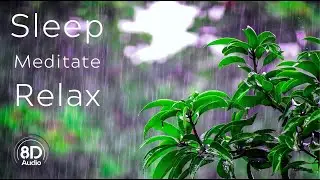 64  8D Rain： Relaxing Rain sounds with distant thunder &bull; Rain sounds for sleeping &bull; 8d Thunderstorm