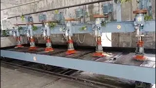 Granite tiles auto polishing machine with six head