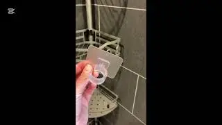HAMITOR Corner Shower Caddy Quick assembly and review of this corner shower unit#ad#amazoninfluencer