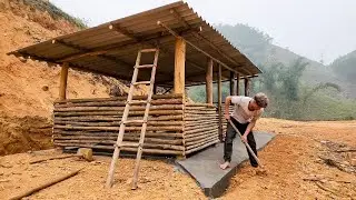 The Journey to Building a Complete Farm with Fireplace and Barns
