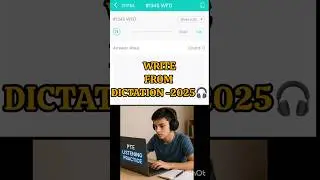 | Write ✍️ From Dictation ~ PTE 2025 Updated Task Practice! 🌟 WFD Tips & Tricks |#pte #ptelistening