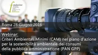 Criteri Ambientali Minimi (CAM)
