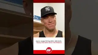 Aaron Judge Flirting With .400 AVG, History Not Seen Since Ted Williams