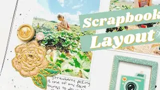 SCRAPBOOK LAYOUT MULTI PHOTO /// Maggie Holmes Parasol for Scrapbook Nerd
