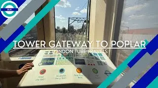 SECRET CONTROL PANEL on DLR Docklands Light Railway - Tower Gateway to Poplar - London Underground