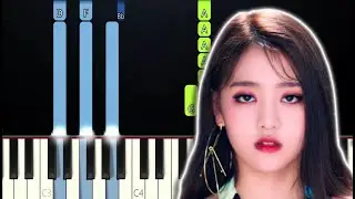 (G)I-DLE - HANN (Alone in winter) (Piano Tutorial)
