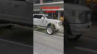 Undercarriage n lighting Bigfoot truck #bigfoot #truck #suspense #lighting #starbucks