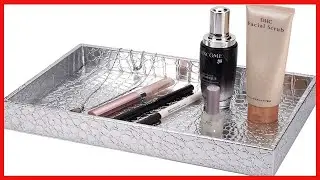 Elevate Your Space with the Silver Vanity Tray: Stylish, Durable, and Practical