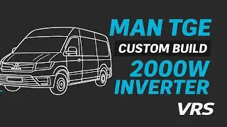 MAN TGE Van Racking | Custom Frame + 2000W Inverter System | VRS