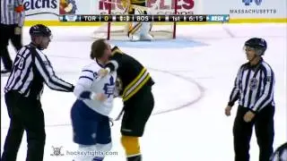 Colton Orr vs Milan Lucic Mar 4, 2010