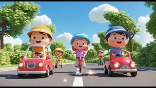 Zoom, Zoom, Rolling Wheels Song! 🚗🚌 | Fun Baby Songs & Nursery Rhymes for Kids | vehicle song