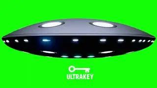 UFO 3 &ndash; Free Green Screen VFX Loop